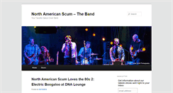 Desktop Screenshot of northamericanscumtheband.com