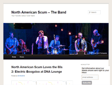 Tablet Screenshot of northamericanscumtheband.com